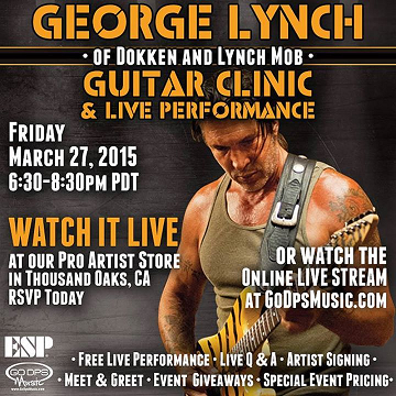 George Lynch Guitar Clinic 27 Mar 2015 George Lynch Guitar Clinic 27 Mar 2015
