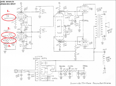 1946 Fender Pro Schematic showing three inputs. Ray Massie's influence? 1946 Fender Pro Schematic showing three inputs. Ray Massie's influence?